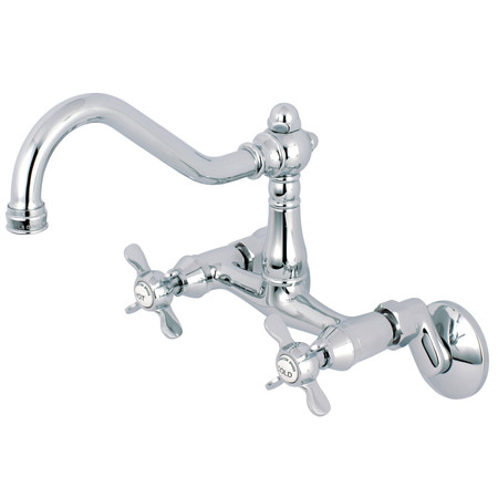ESSEX KS3221BEX 6-Inch Adjustable Center Wall Mount Kitchen Faucet KS3221BEX